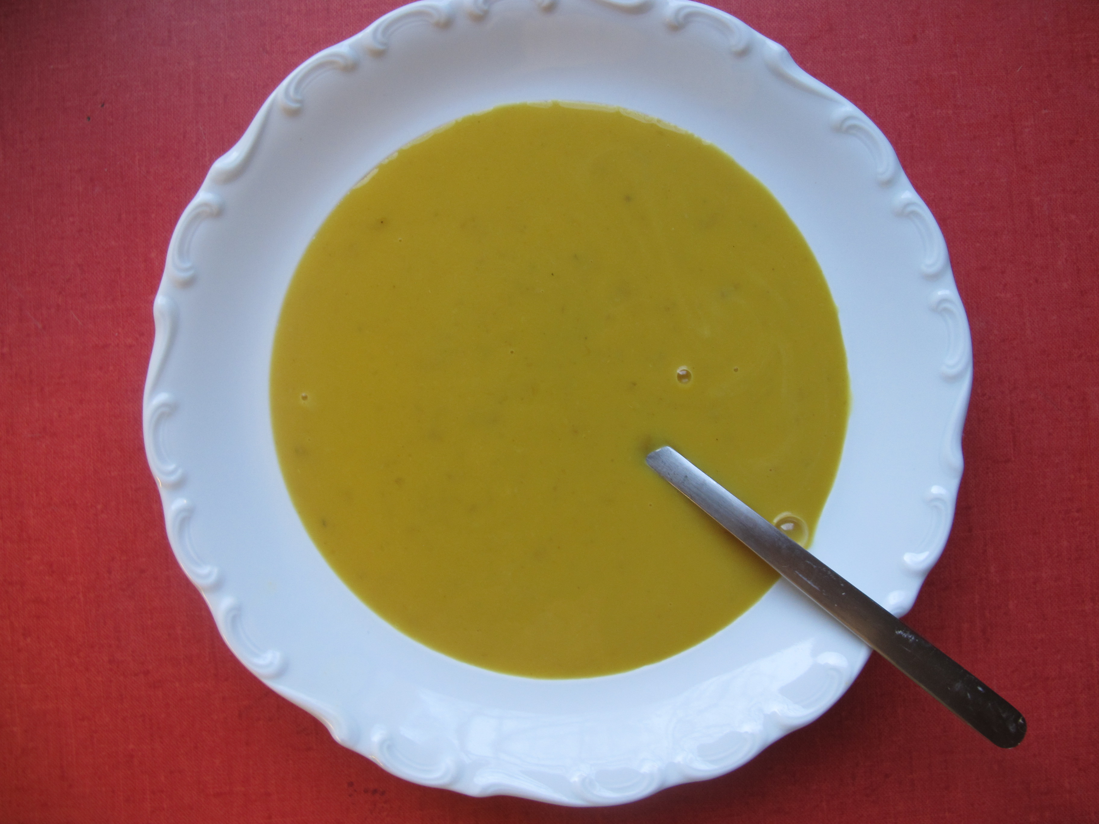 Curried Coconut Butternut Squash Soup
